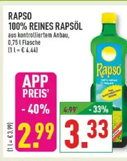 Marktkauf Rapso 100% reines rapsöl Angebot
