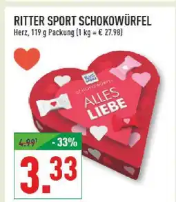 Marktkauf Ritter sport schokowürfel herz Angebot