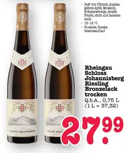 E-Center Schloss johannisberg rheingau schloss johannisberg riesling bronzelack trocken Angebot