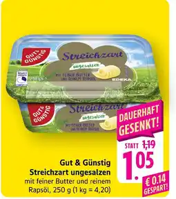E-Center Gut & günstig streichzart ungesalzen Angebot