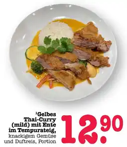 E-Center Gelbes thai-curry (mild) mit ente im tempurateig Angebot