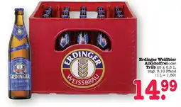 E-Center Erdinger weißbier alkoholfrei Angebot