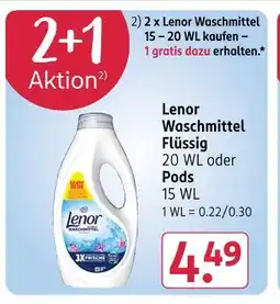 Rossmann Lenor waschmittel Angebot