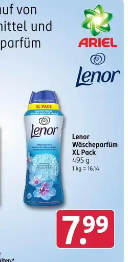 Rossmann Lenor wäscheparfüm xl pack Angebot