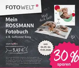 Rossmann Rossmann fotowelt mein rossmann fotobuch Angebot