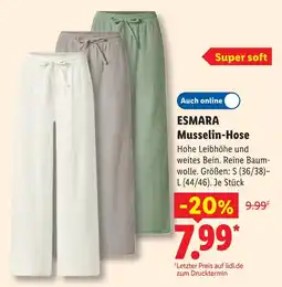 Lidl Esmara musselin-hose Angebot