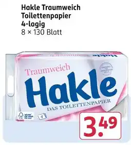 Rossmann Hakle traumweich toilettenpapier Angebot