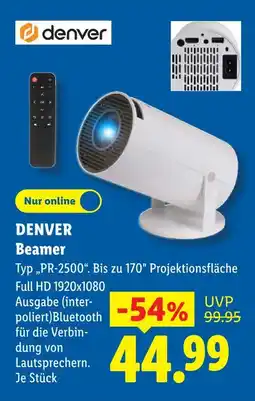 Lidl Denver beamer typ pr-2500 Angebot