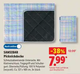 Lidl Sansibar picknickdecke Angebot