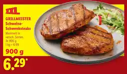 Lidl Grillmeister schweine-schwenksteaks Angebot