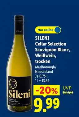Lidl Sileni cellar selection sauvignon blanc, weißwein, trocken Angebot