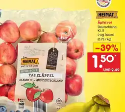 Netto Marken-Discount Heimat äpfel rot Angebot