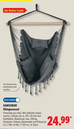 Lidl Sansibar hängesessel Angebot