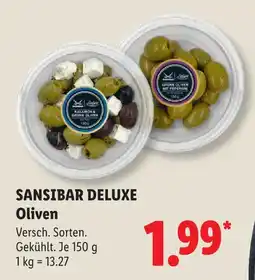 Lidl Sansibar deluxe kalamata & grüne oliven Angebot