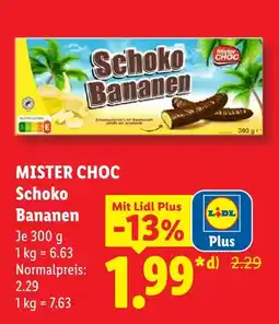 Lidl Mister choc schoko bananen Angebot