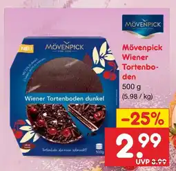 Netto Marken-Discount Mövenpick wiener tortenboden dunkel Angebot
