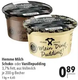 CITTI Markt Hemme Milch Schoko- oder Vanillepudding Angebot