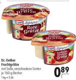 CITTI Markt Dr. Oetker Fruchtgrütze Angebot