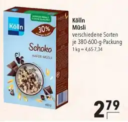 CITTI Markt Kölln Müsli Angebot