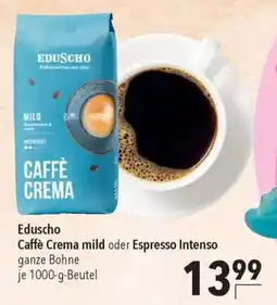 CITTI Markt Eduscho Caffè Crema mild oder Espresso Intenso Angebot