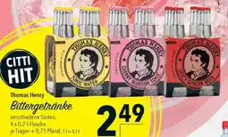 CITTI Markt Thomas Henry Bittergetränke Angebot