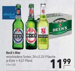 CITTI Markt Beck's Bier Angebot