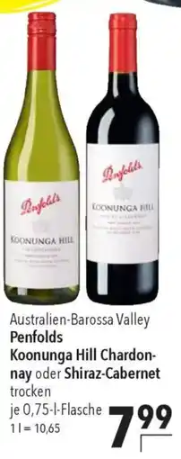 CITTI Markt Penfolds Koonunga Hill Chardon- nay oder Shiraz-Cabernet trocken Angebot