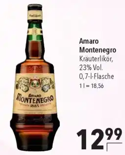 CITTI Markt Amaro Montenegro Kräuterlikör, 23% Vol. Angebot