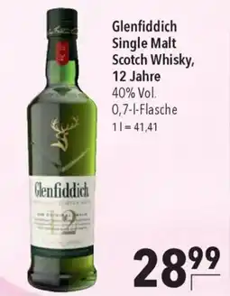 CITTI Markt Glenfiddich Single Malt Scotch Whisky, 12 Jahre 40% Vol. Angebot