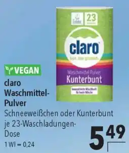 CITTI Markt claro Waschmittel- Pulver Angebot