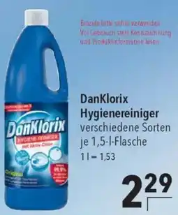 CITTI Markt DanKlorix Hygienereiniger Angebot