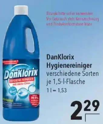 CITTI Markt DanKlorix Hygienereiniger Angebot