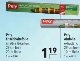 CITTI Markt Pely Frischhaltefolie Angebot