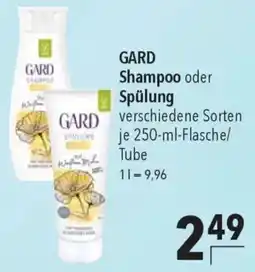 CITTI Markt GARD Shampoo oder Spülung Angebot
