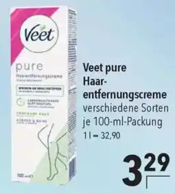 CITTI Markt Veet pure Haarentfernungscreme Angebot