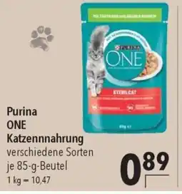 CITTI Markt Purina ONE Katzennnahrung Angebot