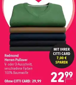 CITTI Markt Redmond Herren Pullover Angebot