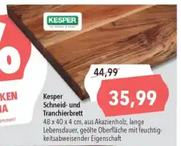 CITTI Markt Kesper Schneid- und Tranchierbrett Angebot