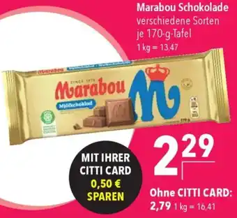 CITTI Markt Marabou Schokolade Angebot