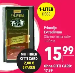 CITTI Markt Primoljo Extraolivum Olivenöl extra nativ Angebot