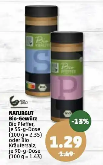 PENNY Naturgut Bio Gewürz 55g Angebot