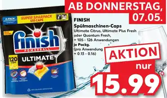 Kaufland FINISH Spülmaschinen-Caps Angebot