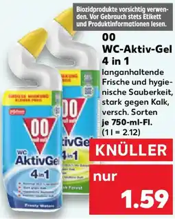 Kaufland 00 WC-Aktiv-Gel 4 in 1 Angebot