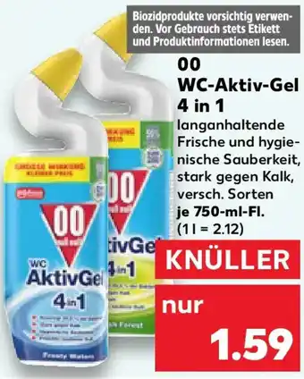 Kaufland 00 WC-Aktiv-Gel 4 in 1 Angebot