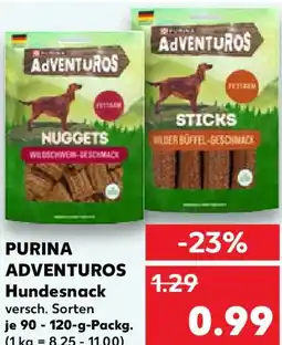 Kaufland PURINA ADVENTUROS Hundesnack Angebot
