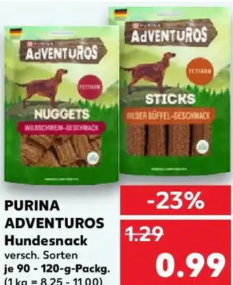 Kaufland PURINA ADVENTUROS Hundesnack Angebot