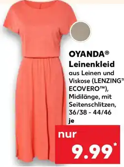 Kaufland OYANDA Leinenkleid Angebot