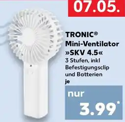 Kaufland TRONIC Mini-Ventilator SKV 4,5 Angebot