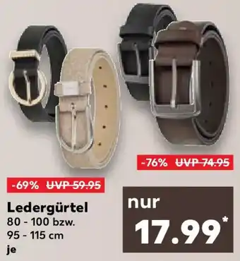 Kaufland bruno banani Ledergürtel Angebot