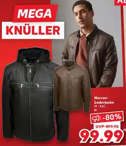 Kaufland bruno banani Herren Lederjacke Angebot